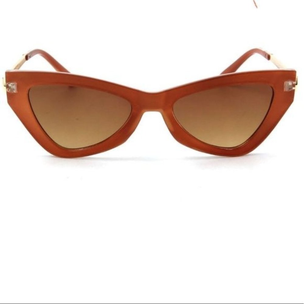 Bronze Cat Eye Sunglasses Shades